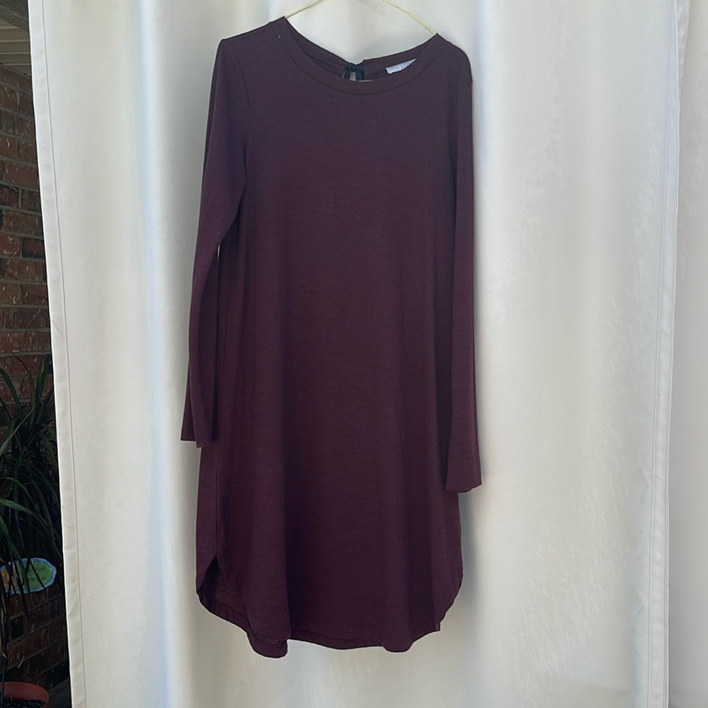 Long sleeve cotton dress
